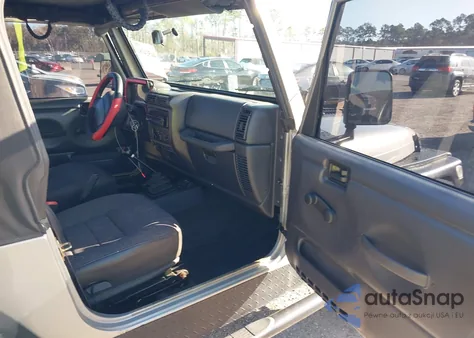 2002 Jeep Wrangler Se из США, поврежденный, VIN 1J4FA29P42P703317